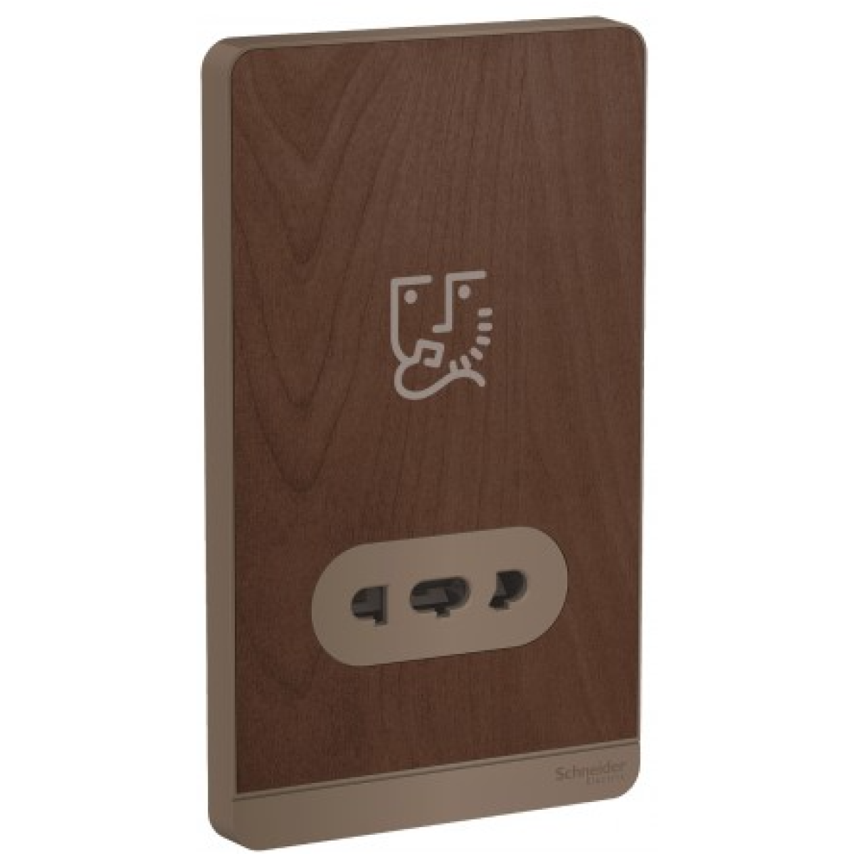 Schneider Electric 施耐德電氣 AvatarOn 鬚刨插座 115V/240V (胡桃木) (E83T727V_WD_C5) Schneider Electric 施耐德電氣 AvatarOn 鬚刨插座 115V/240V (胡桃木) (E83T727V_WD_C5)